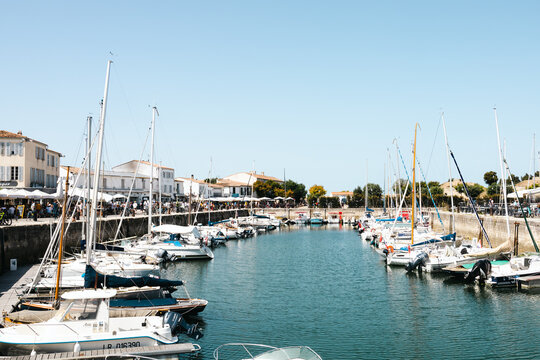 The port of La Flotte on the Atlantic Ocean coast of &Icirc;le de R&eacute; in France