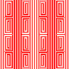 Optical ornament. Seamless pattern. Geometrical backdrop. Op art background. Geometric wallpaper. Modern motif. Digital paper. Textile print. Web design. Abstract image. Vector work.