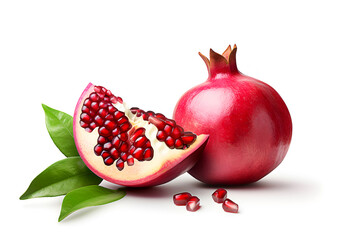Pomegranate is fruit with tough reddish outer skin and sweet red gelatinous flesh containing many seeds.