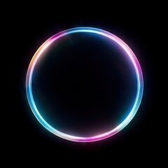 brightly_glowing_iridescent_thin_circle_of_light_230914_01 Generative AI