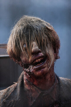 Zombie figure for Halloween decoration