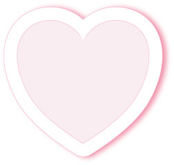 colorful heart shape cute illustration decoration