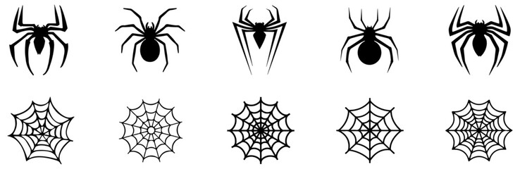 Spider Web Icon Vector Logo Template Illustration Design. Vector Illustration. Vector Graphic. EPS 10	