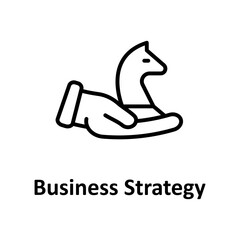 Business strategy Vector Icon

