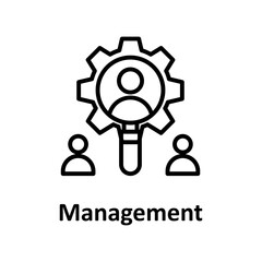 Management Vector Icon

