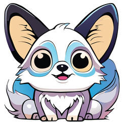 Obraz premium Adorable Cartoon Puppy: Vector Illustration