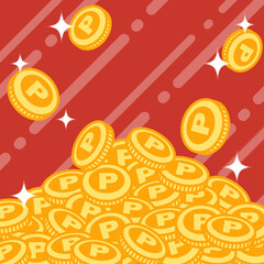 ポイントいっぱい背景