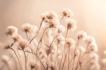 dandelion in the wind generated by AI technology - Powered by Adobe