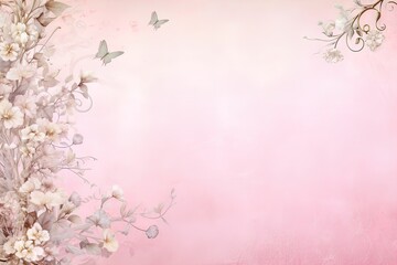 Obraz na płótnie Canvas Pastel pink background for the design. Design of postcards, albums, notebooks.