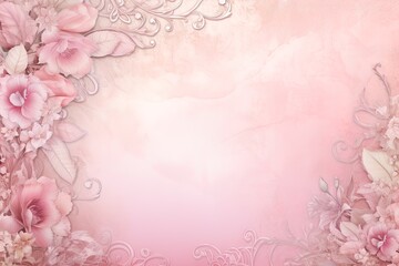 Pastel pink background for the design. Design of postcards, albums, notebooks.