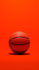 Fototapeta premium basquete minimalista arte