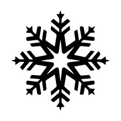  Snowflake Silhouettes , Keep Frozen Icon on Transparent Background.
