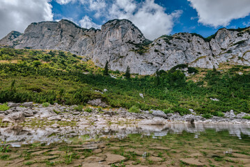 Beautiful Mountain Landscape with Jablan Glacial Lake