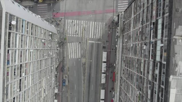 Area central do Recife, Pernambuco cruzamento de Ruas, faixa de pedestres
