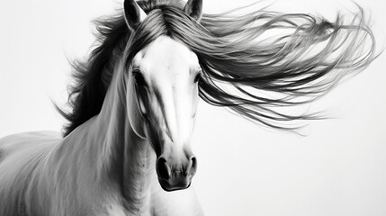 pintura animal poderoso cavalo 
