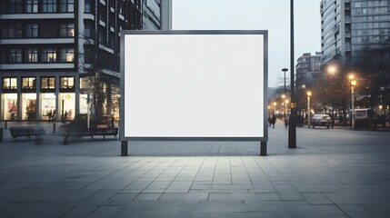 Empty Signboard: Prime Real Estate for Advertisements in Public Areas. Generative ai