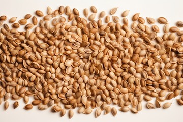 Fototapeta premium Nature's Artistry Intricately Arranged Coriander Seeds, Unveiling the Beauty of Natural Patterns