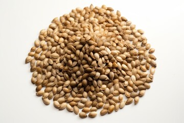 Fototapeta premium Nature's Artistry Intricately Arranged Coriander Seeds, Unveiling the Beauty of Natural Patterns
