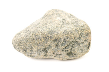 Fototapeta na wymiar Set of sauna stones isolated on white background. Natural mineral rock talcum-chlorite.