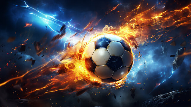  bola de futebol , energia do esporte 