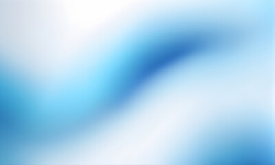 Smooth gradient blue and white abstract backdrop