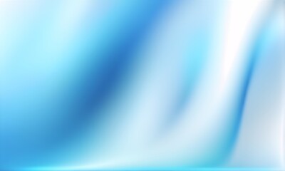 Obraz premium Smooth gradient blue and white abstract backdrop