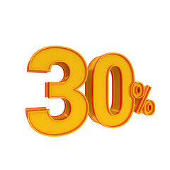 3d golden number 30% percent