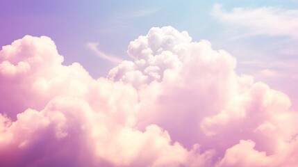 Sugar cotton pink clouds vector design background. Glamour fairytale backdrop. Plane sky view with stars and sunset.