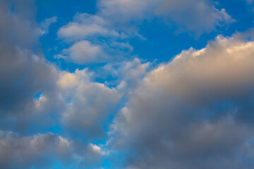 Contrasting sky over Kharkov in early autumn