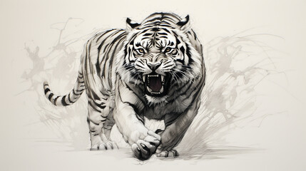 Tigre desenho 