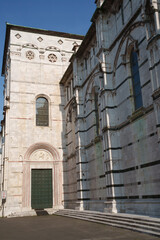 Fototapeta na wymiar Duomo of Lucca, Tuscany, Italy