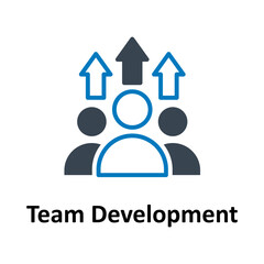 Fototapeta premium Team development Vector Icon