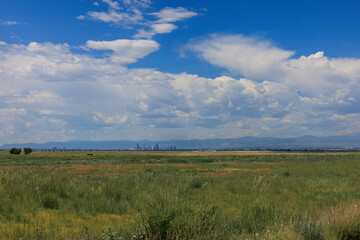 landscape with clouds