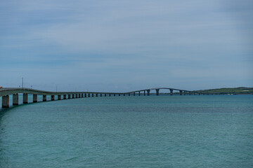 宮古島の海と伊良部大橋