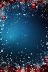 snowy magical background for christmas design