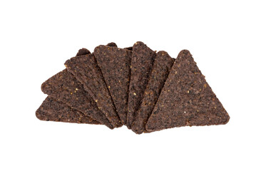 the blue corn chips from fresh cooked corn