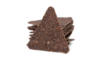 the blue corn chips from fresh cooked corn