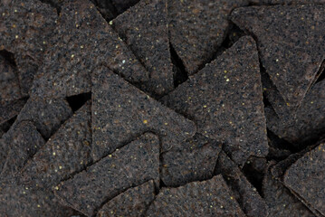 the blue corn chips from fresh cooked corn