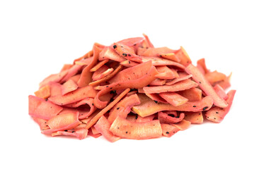 coconut chips with passion fruit