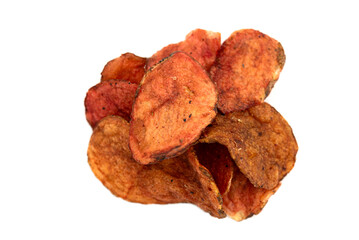 the crispy red potato chips