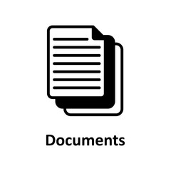 Bundle of sheet Vector Icon

