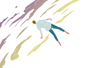 people jumping in the air