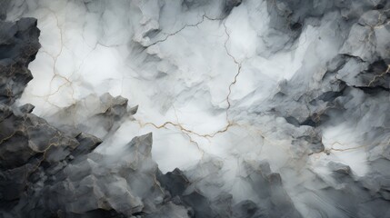 white and black marble texture in the style of frost punk