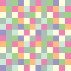 Colourful block background. Colourful block pattern. Print design. Graphic design. Vector pattern. Geomatic wallpaper. Autumn colour. Decorative. Seasonal. Ornament. Simplicity. 