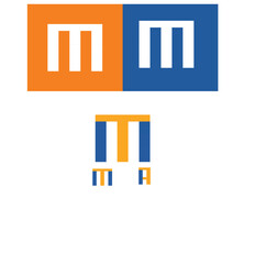 M A LETTER LOGO VECTORIZED FORMAT
