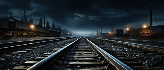 Railroad tracks. - 647730678