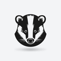 Badger Mascot Animal Head