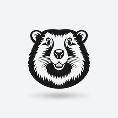 Beaver Mascot Animal Head © natbasil