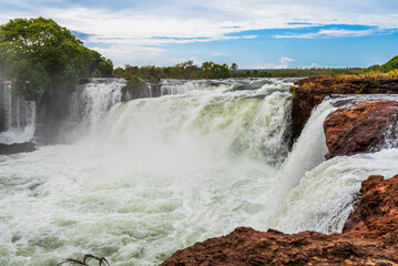 "Old woman´s " waterfall in "Jalapão" national park in nothern Brazil