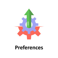 Preferences Vector Icon

